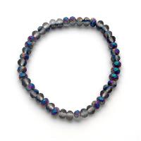 Pulsera Cuarzo Titáneo facetado Bola 6 mm
